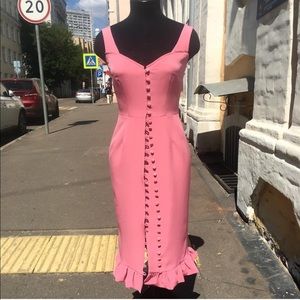 Beautiful pink summer dress.